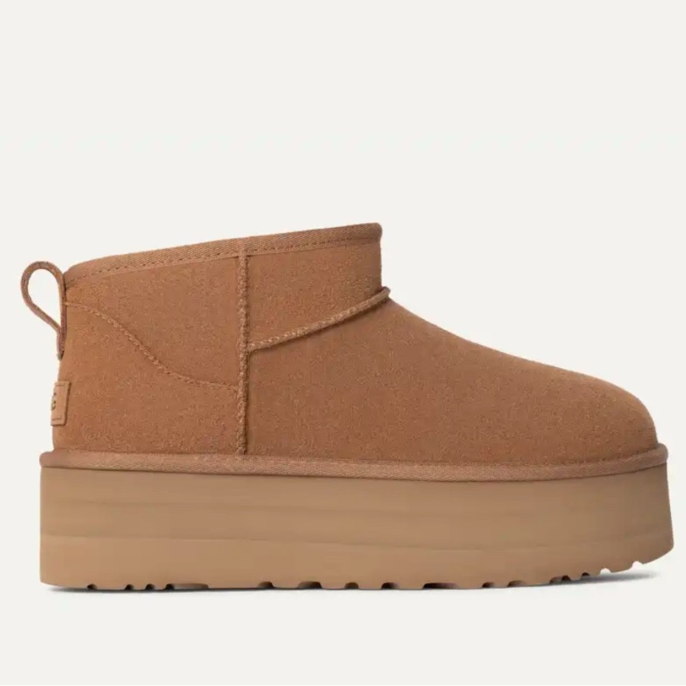 UGG Classic Ultra Mini Platform in “chestnut” Size 8 ***Viral***